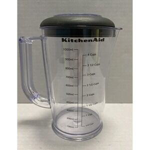 KitchenAid KHB005 4 Cup (1 Liter) BPA-Free Blending Pitcher with Lid No Cracks